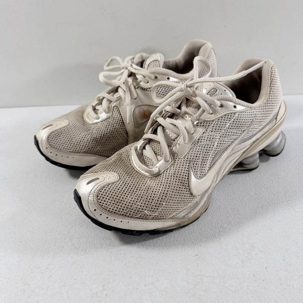 Nike Shox Vivify 317541-111 Women's Running Training Shoes White Silver Size 8